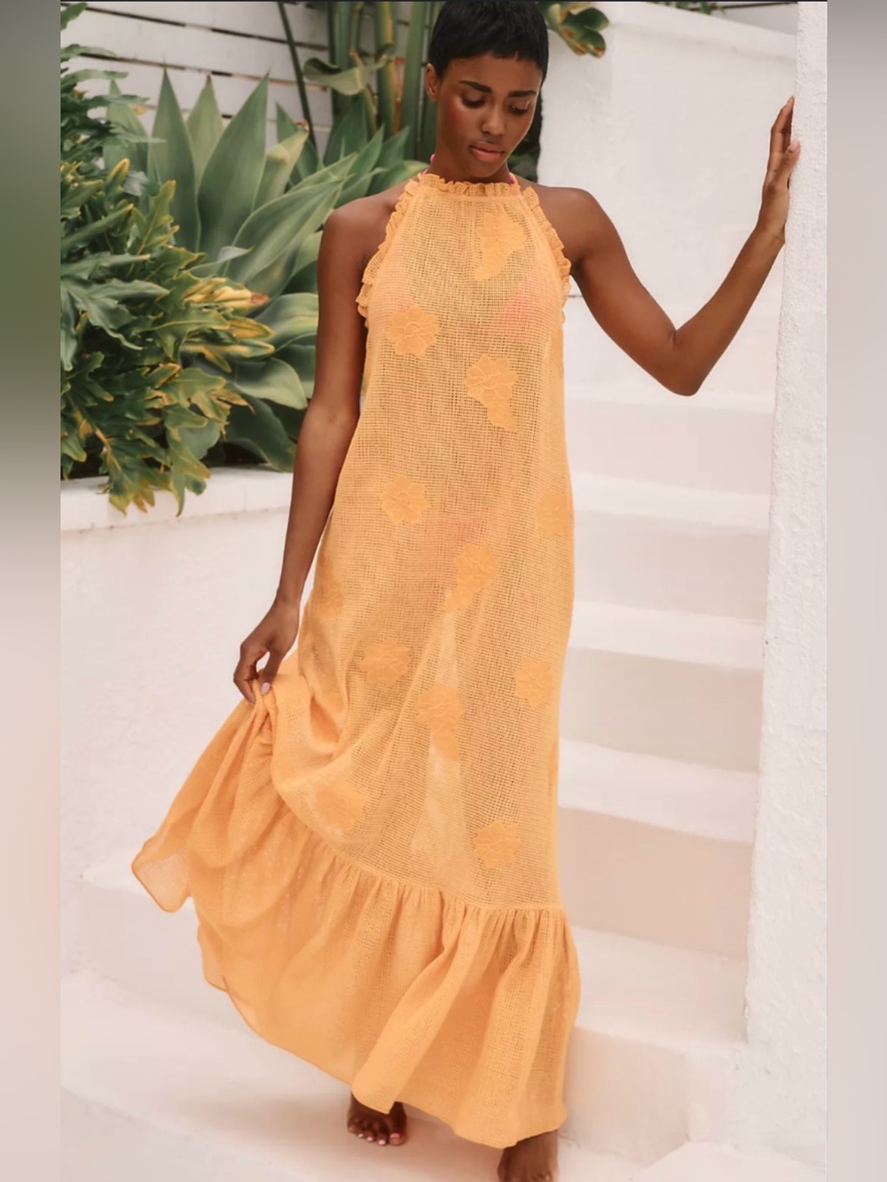 By Anthropologie Malika Crochet Dress
